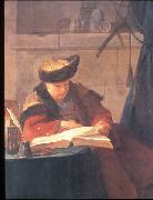 Jean Simeon Chardin Le philosophe lisant oil on canvas